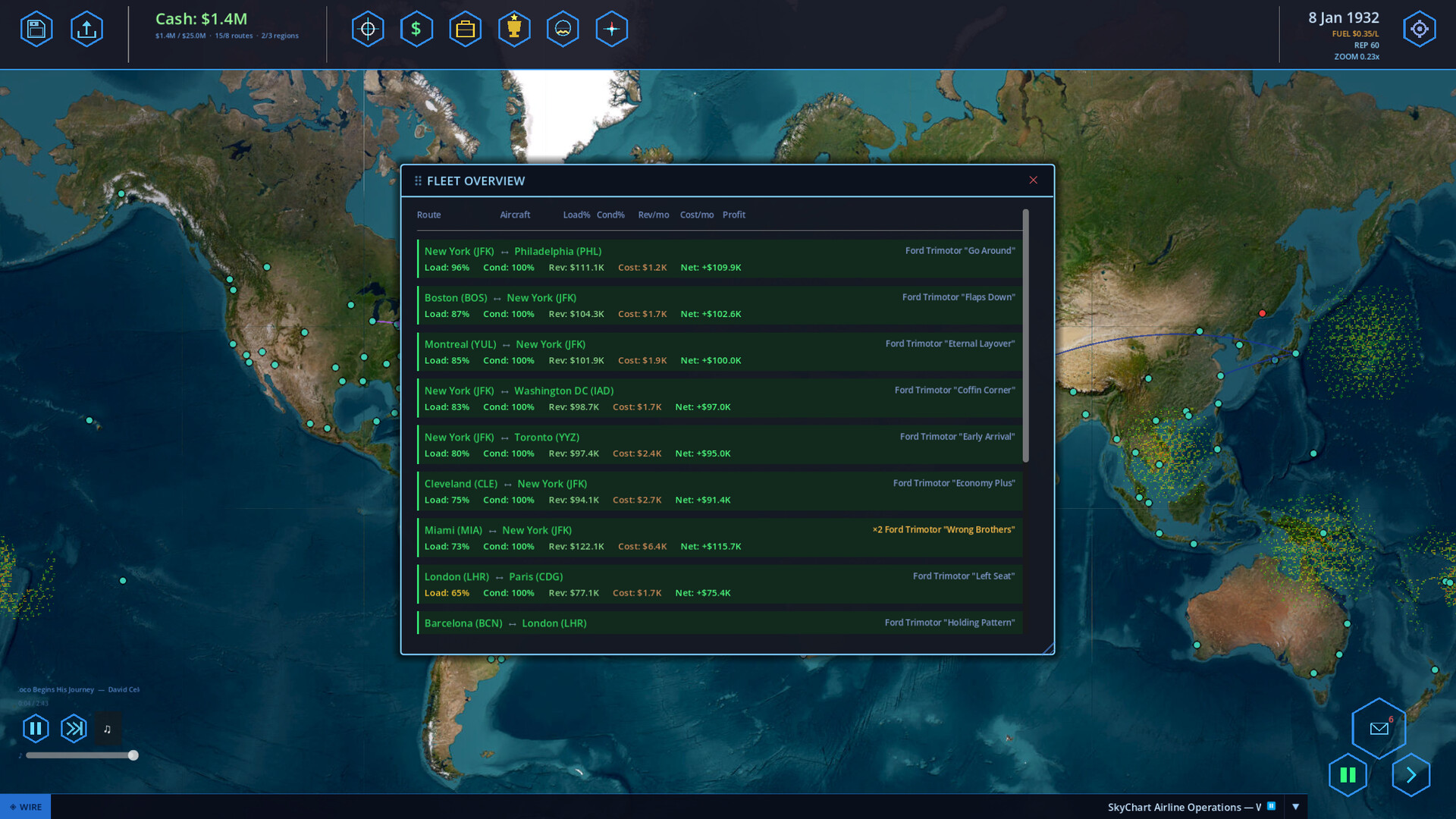 SkyChart: Airline Executive screenshot