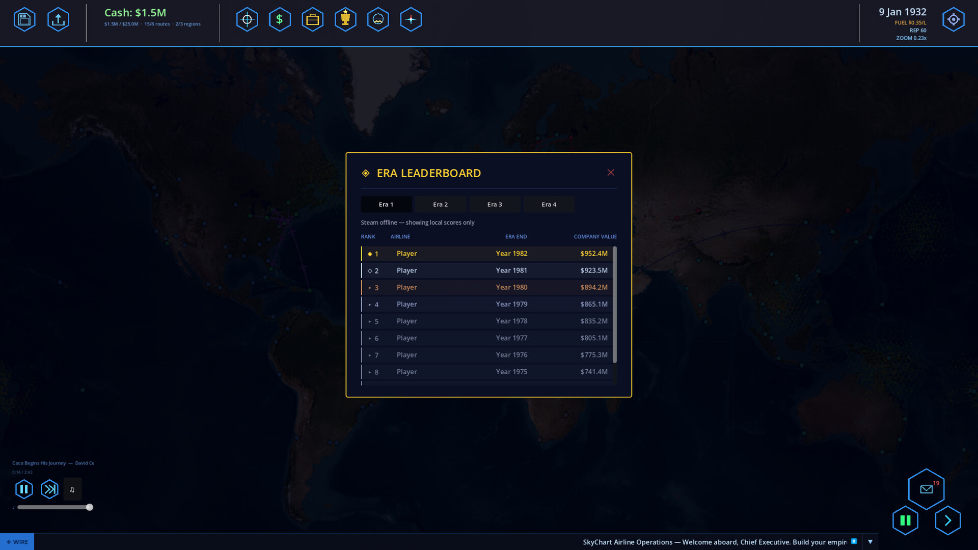 SkyChart: Airline Executive screenshot