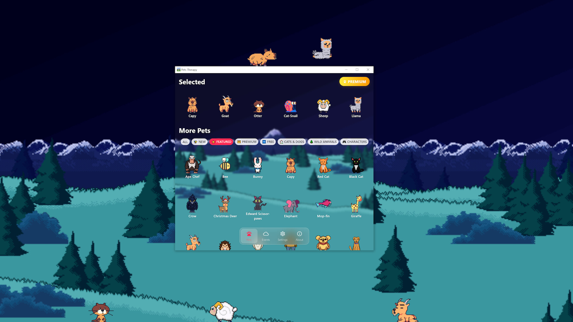 Pets Therapy - Desktop Pets screenshot