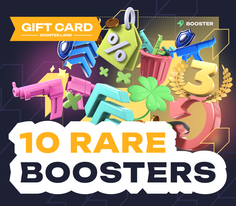 Booster.land 10 Rare Boosters Voucher