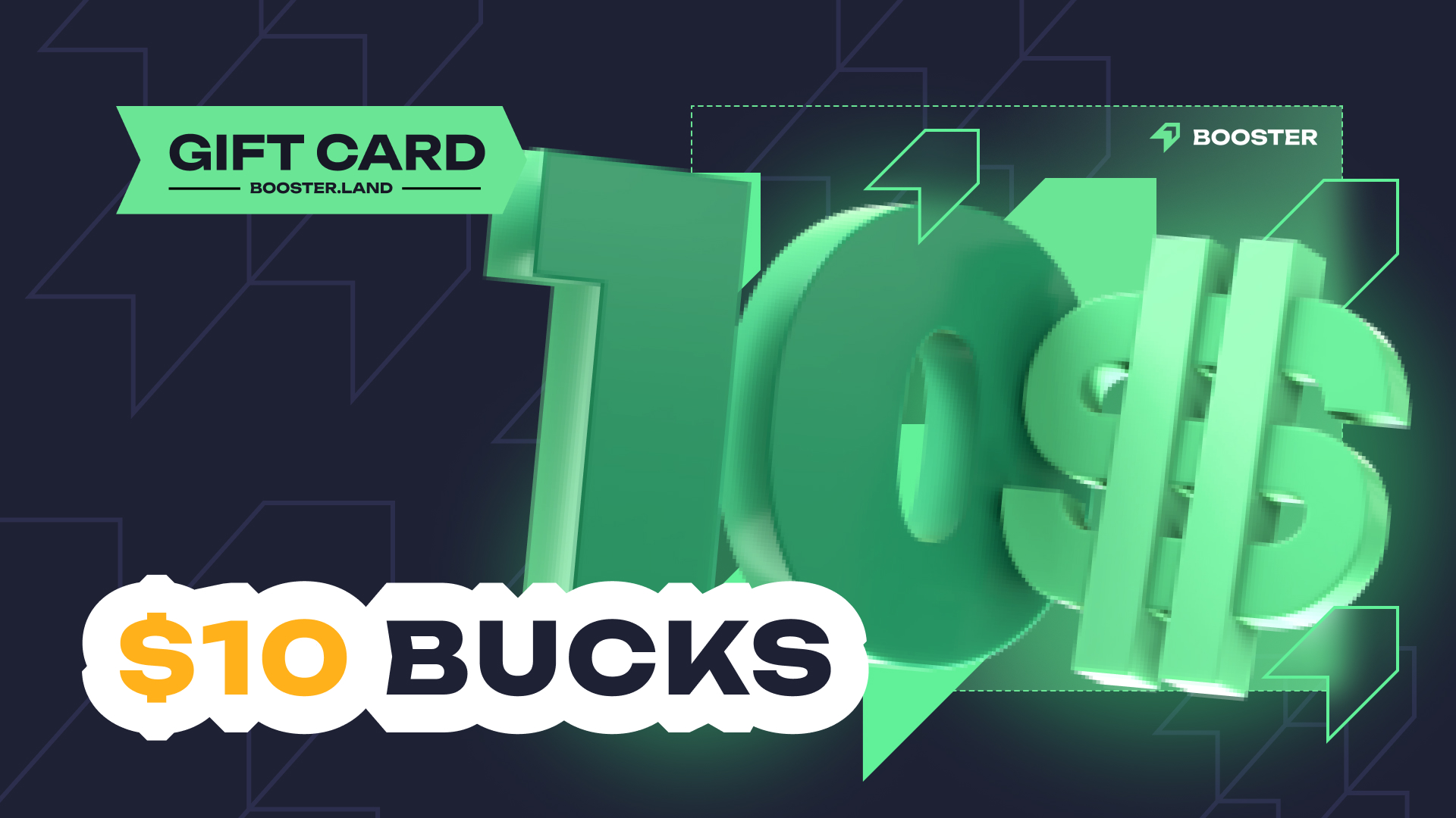 Booster.land $10 Gift Card