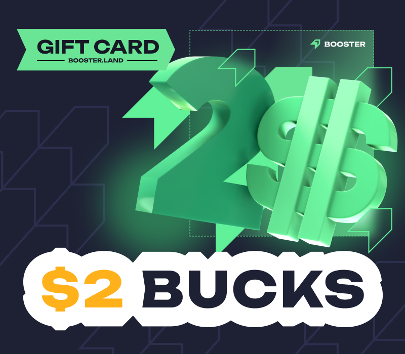 

Booster.land $2 Gift Card