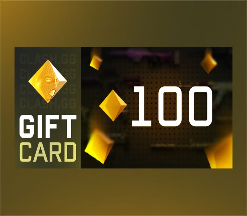 

Clash.gg 100 Gem Gift Card