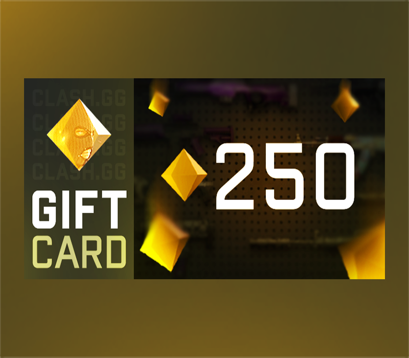 

Clash.gg 250 Gem Gift Card