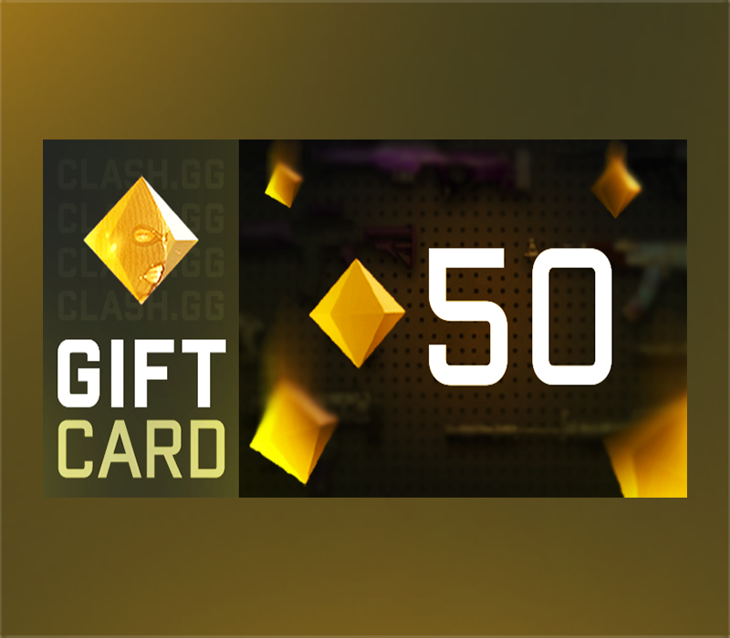 Clash.gg 50 Gem Gift Card