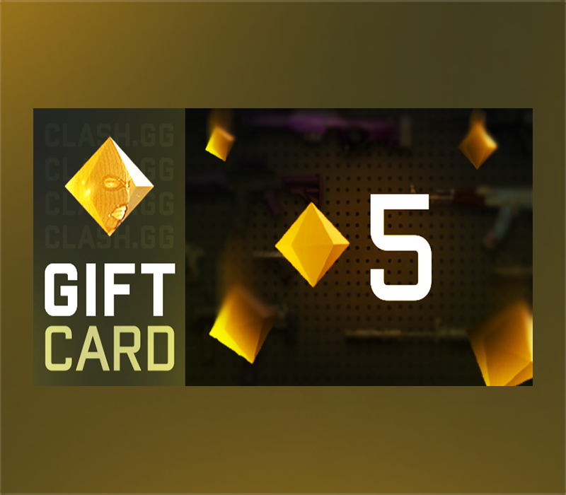 

Clash.gg 5 Gem Gift Card