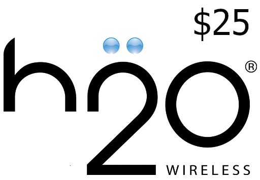 H2O $25 Mobile Top-up US