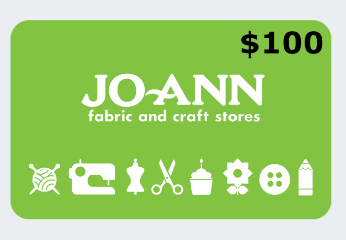 JoAnn Fabrics $100 Gift Card US