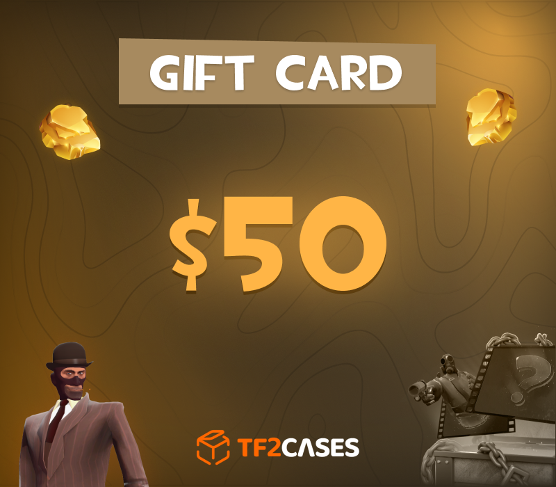 TF2CASES.com $50 Gift Card