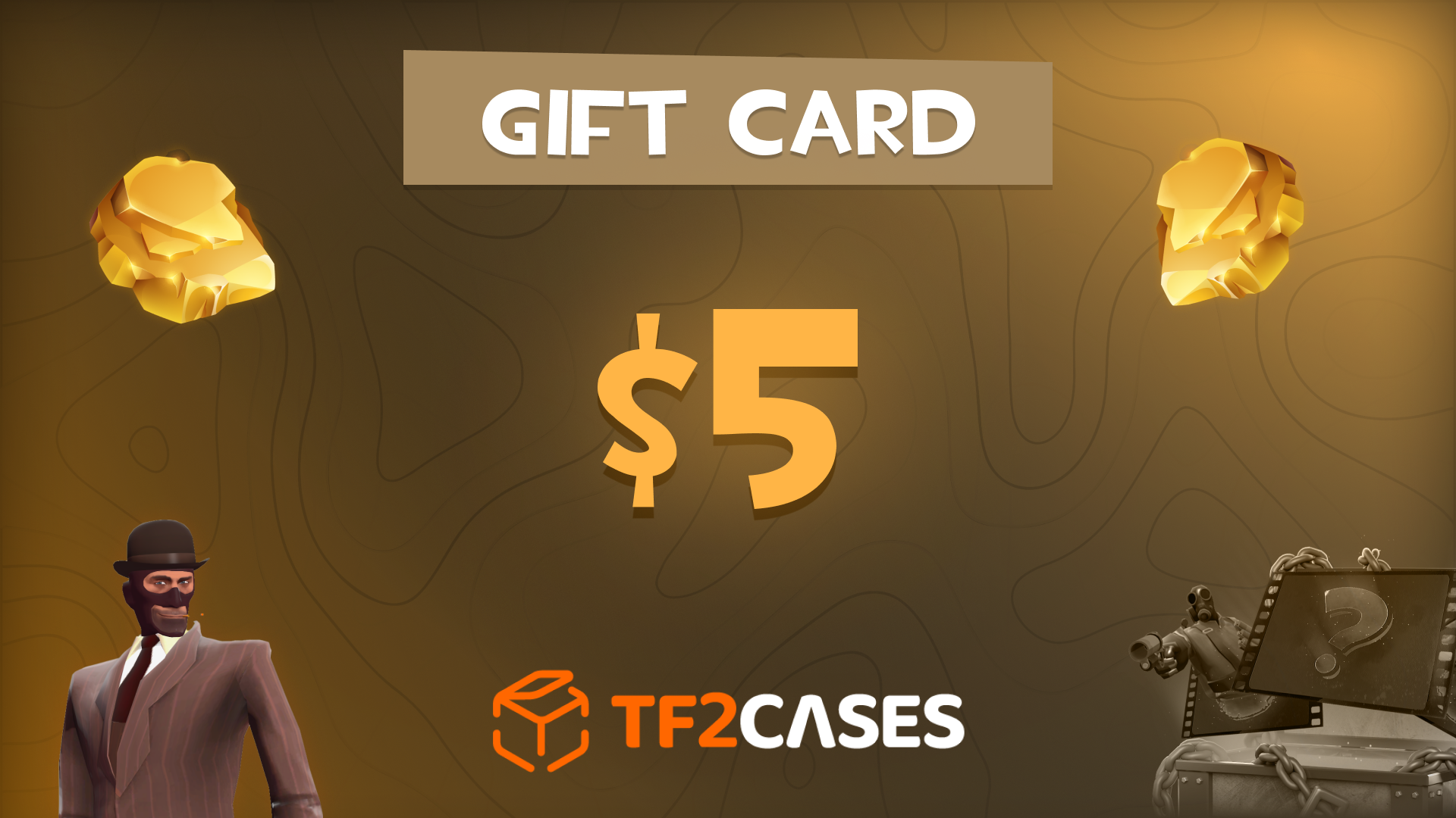 TF2CASES.com $5 Gift Card