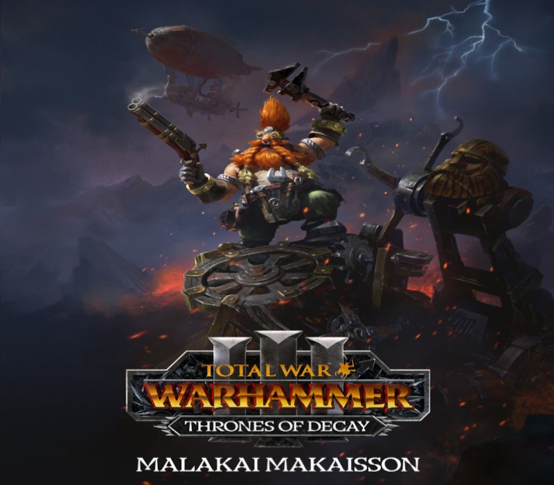 cover Total War: WARHAMMER III - Malakai – Thrones of Decay DLC PC Steam Altergift