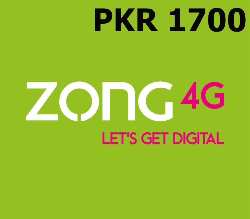 

Zong 1700 PKR Mobile Top-up PK