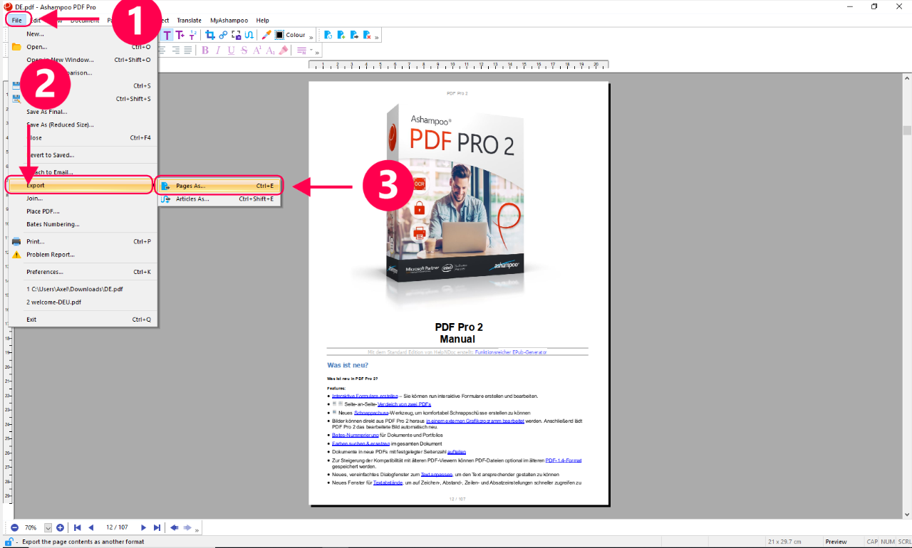 Ashampoo PDF Pro 3 for 3 PCs Activation Key