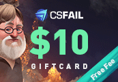 CS Fail $10 Gift Card