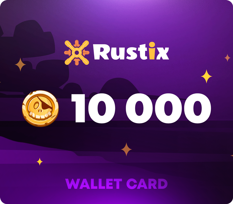 

Rustix.io 100 USD Wallet Card Code