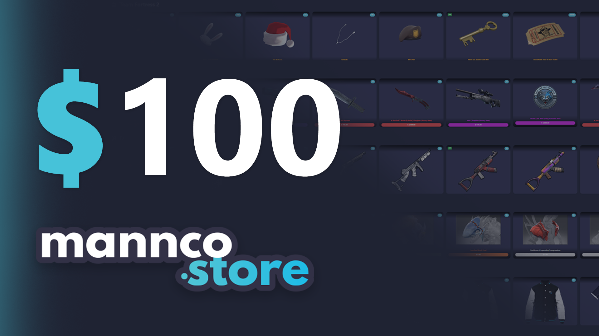 Mannco.store $100 Gift Card