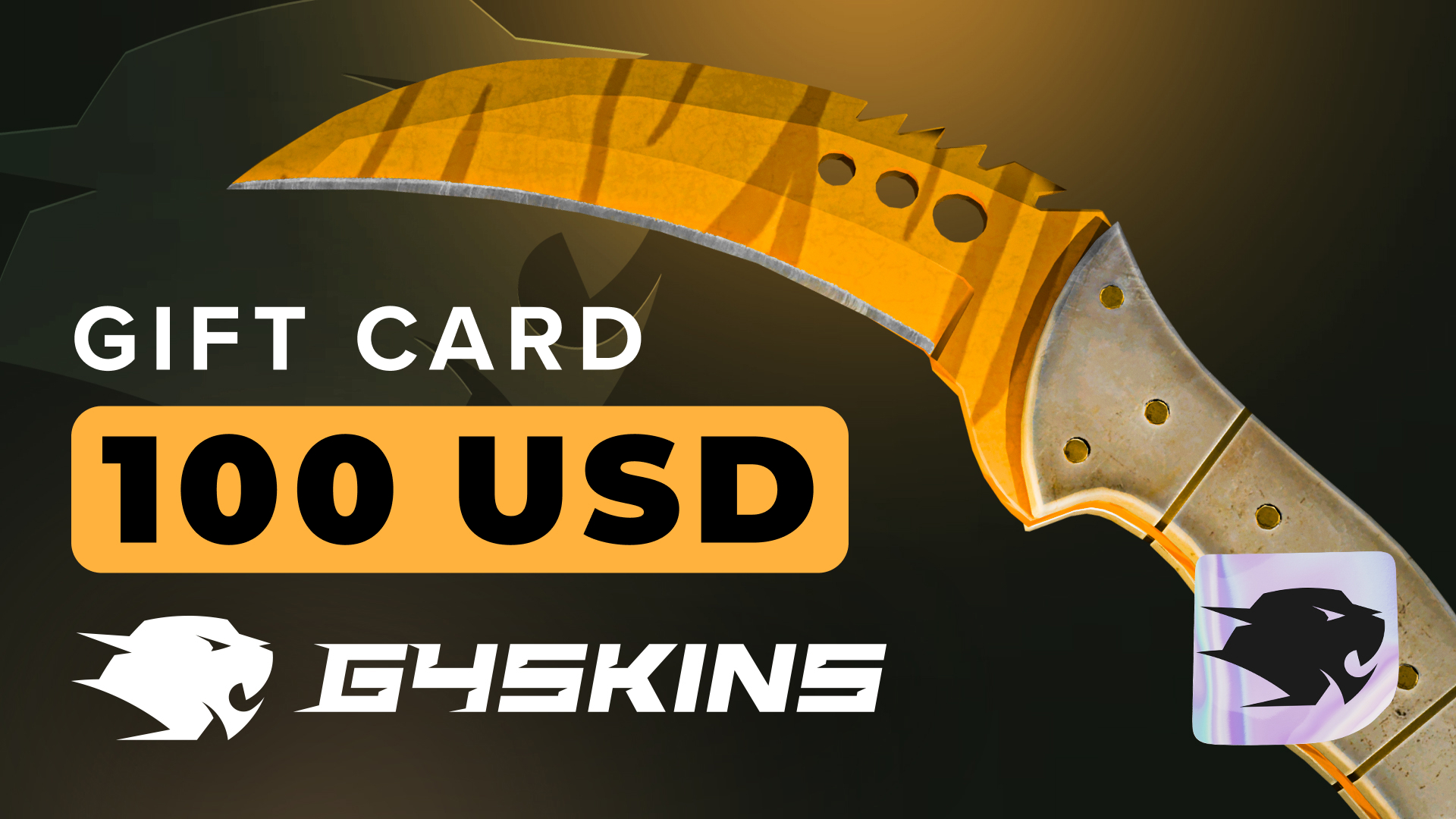 G4Skins.com $100 Gift Card