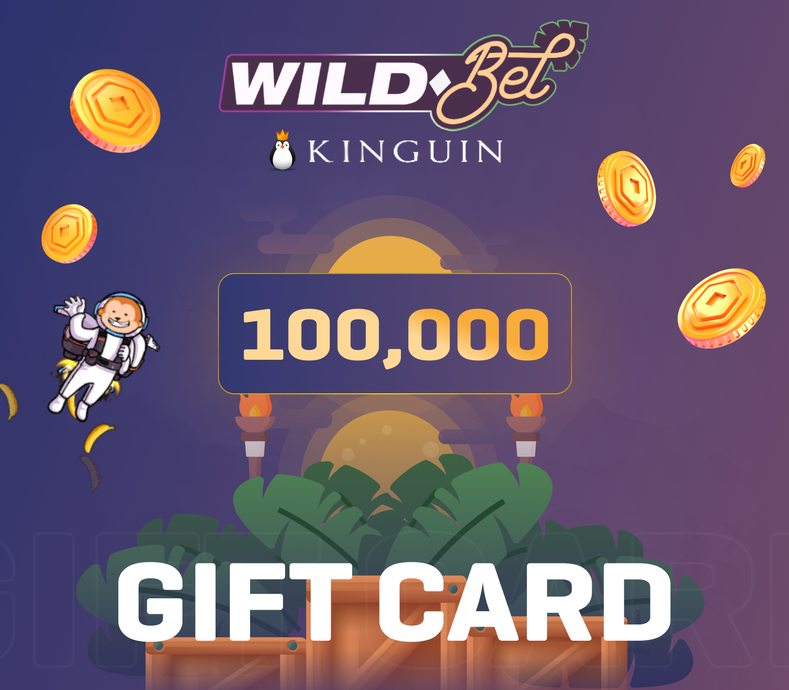 

Wildbet R$ 100000 Gift Card