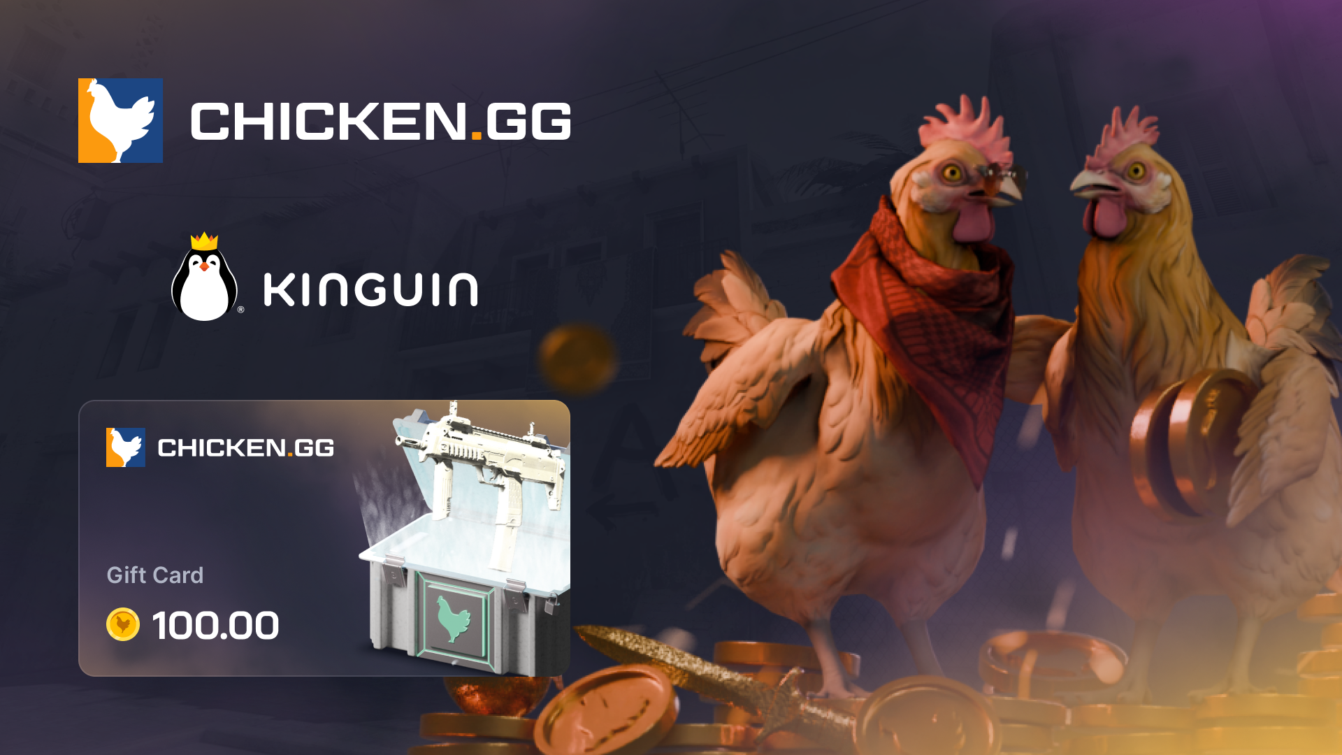 Chicken.GG 100 Tokens