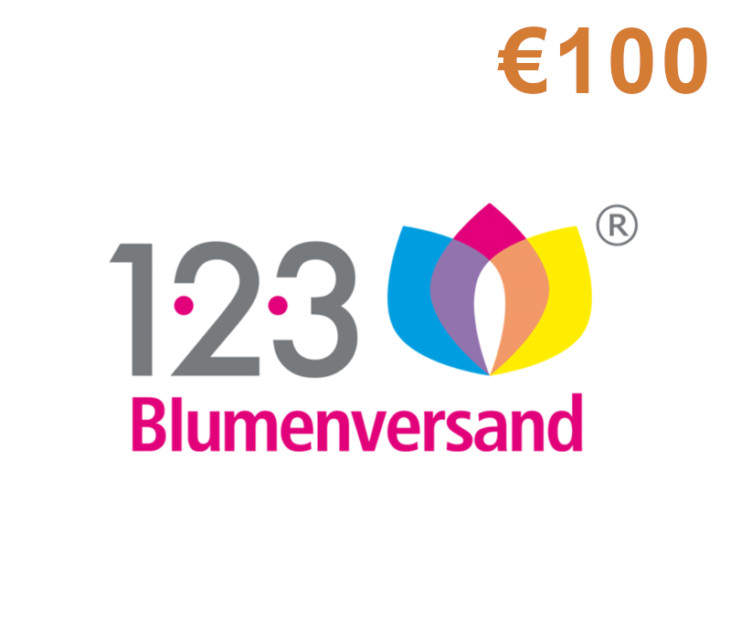 123 Blumenversand €100 Gift Card DE