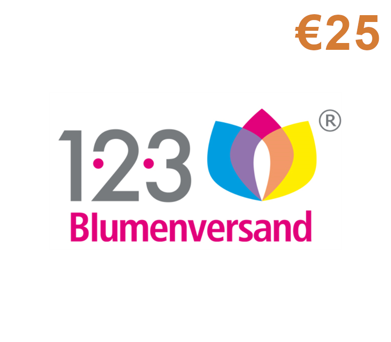 

123 Blumenversand €25 Gift Card DE