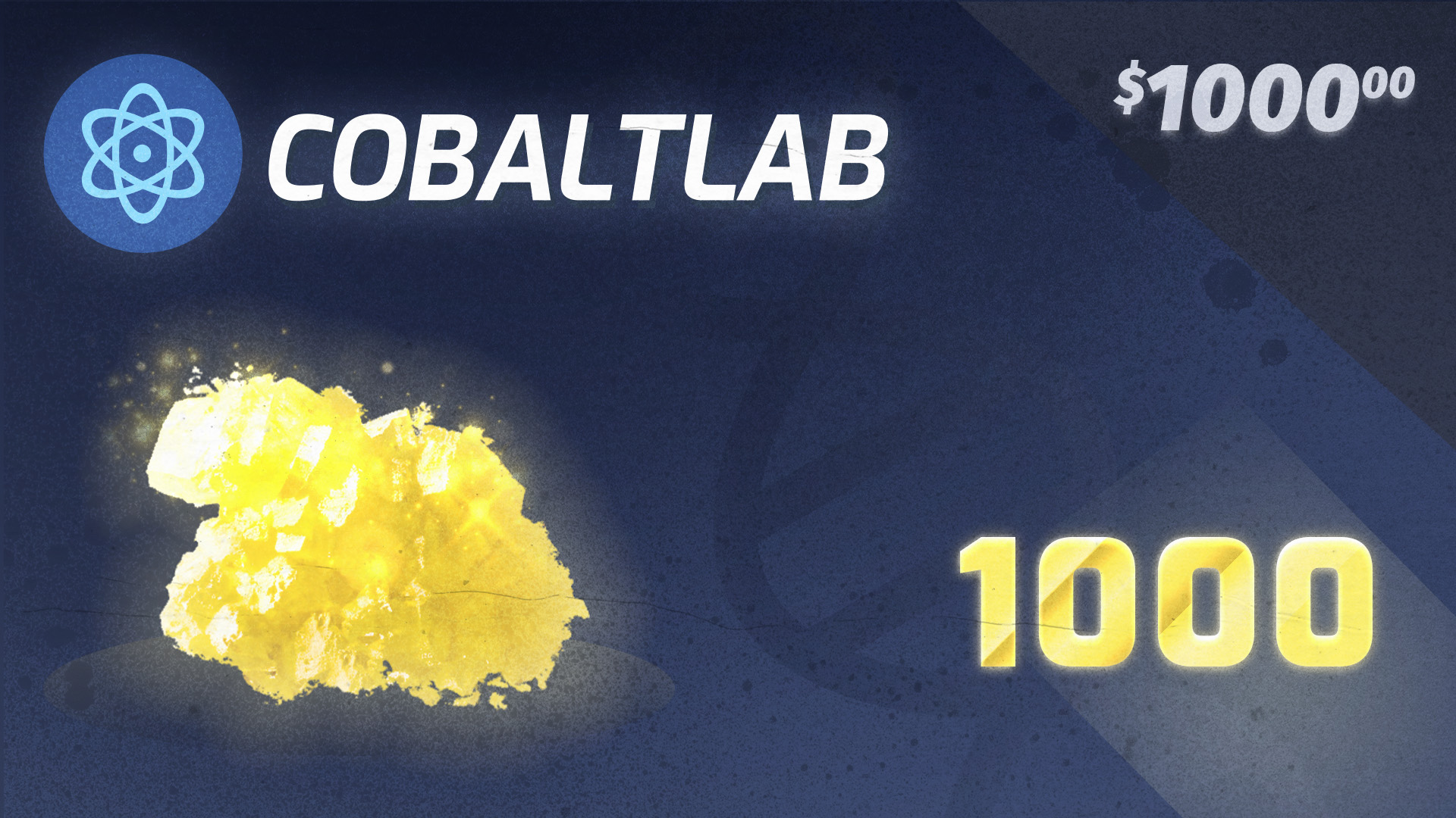 Cobaltlab.tech 1000 Sulfur Gift Card