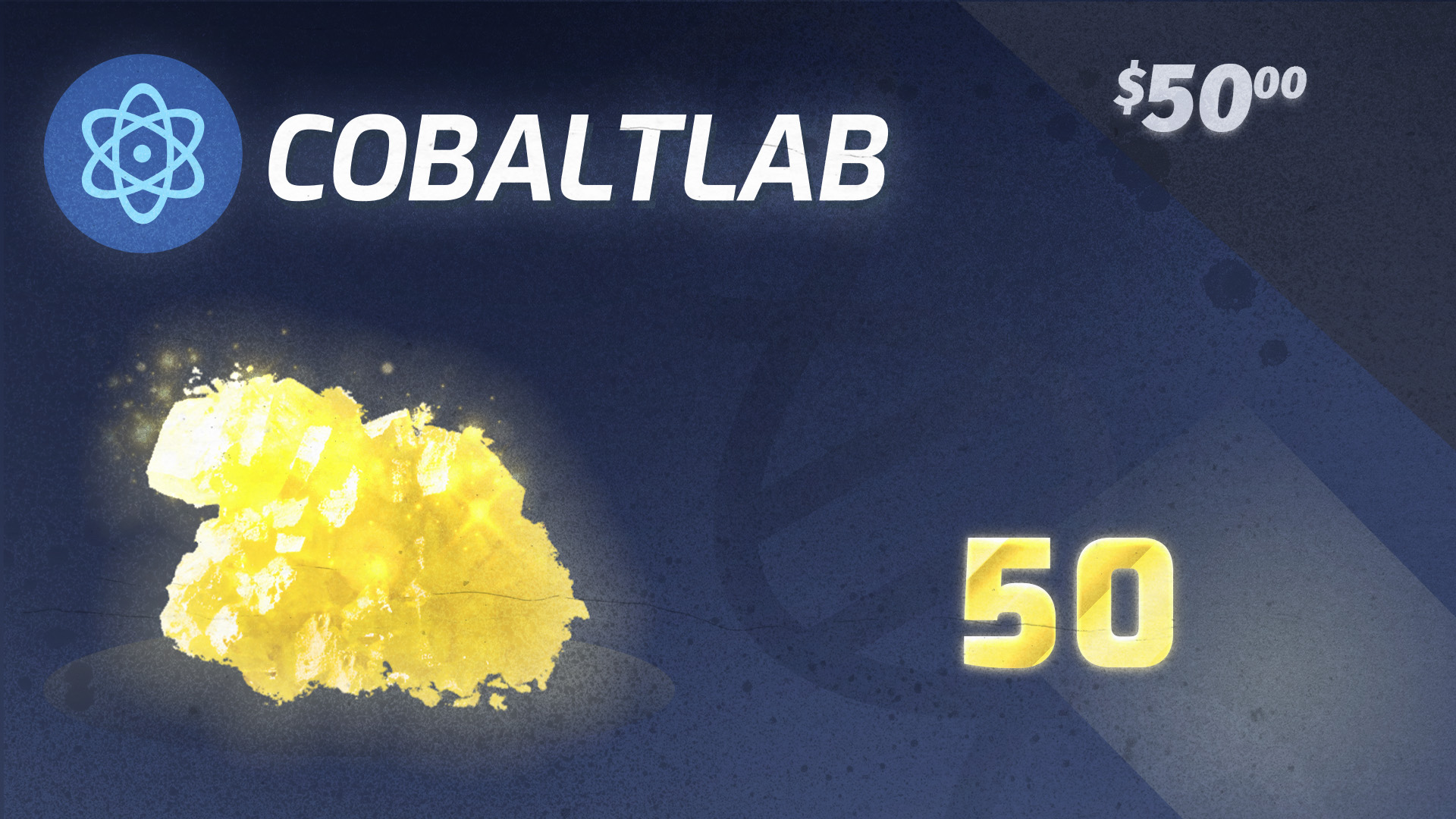 Cobaltlab.tech 50 Sulfur Gift Card