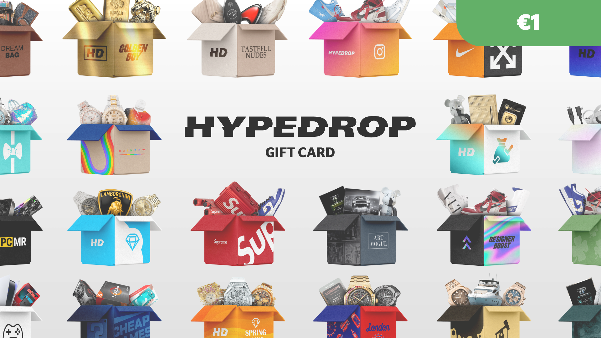 1€ HypeDrop Gift Card 1 EUR Prepaid Code