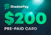 Shadowpay.com $200 Pre-paid Card