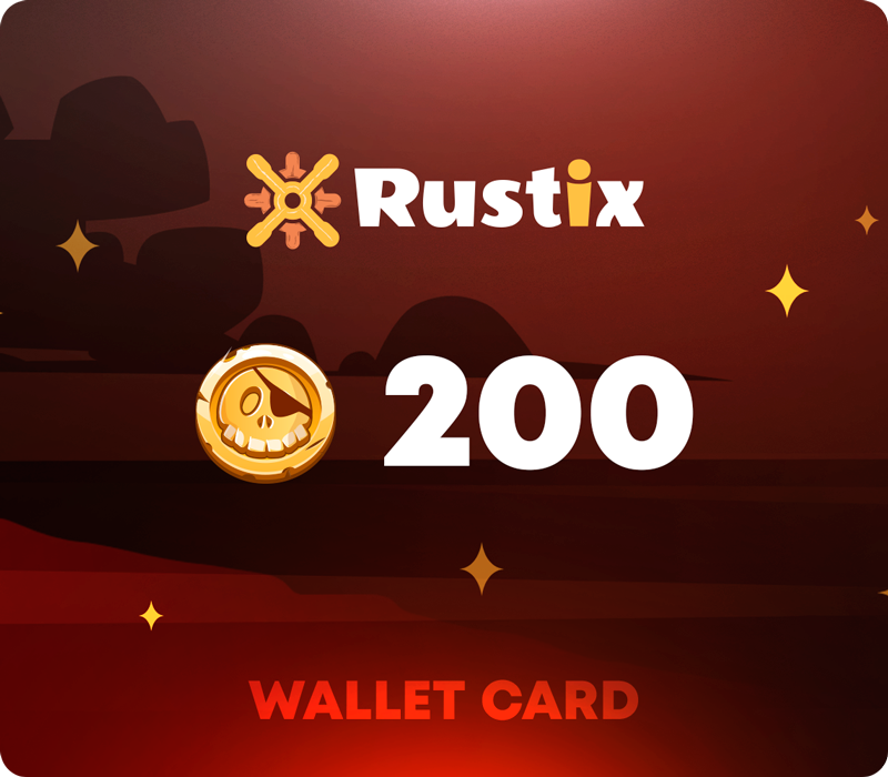 

Rustix.io 2 USD Wallet Card Code