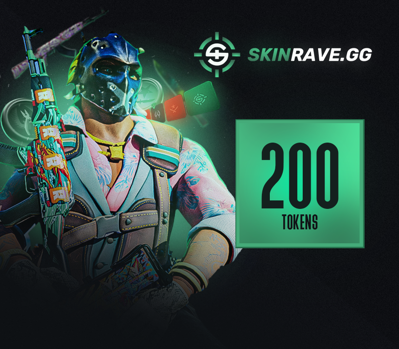 

SkinRave.gg 200 Tokens Gift Card