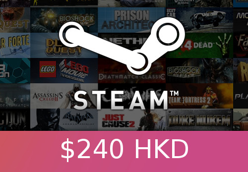 Steam Gift Card $240 HKD HK Activation Code