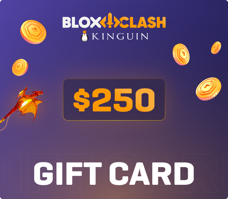 Compre BloxClash Gift Card 250 USD - BloxClash Key - GLOBAL