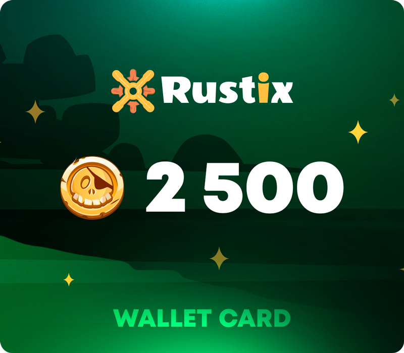 

Rustix.io 25 USD Wallet Card Code