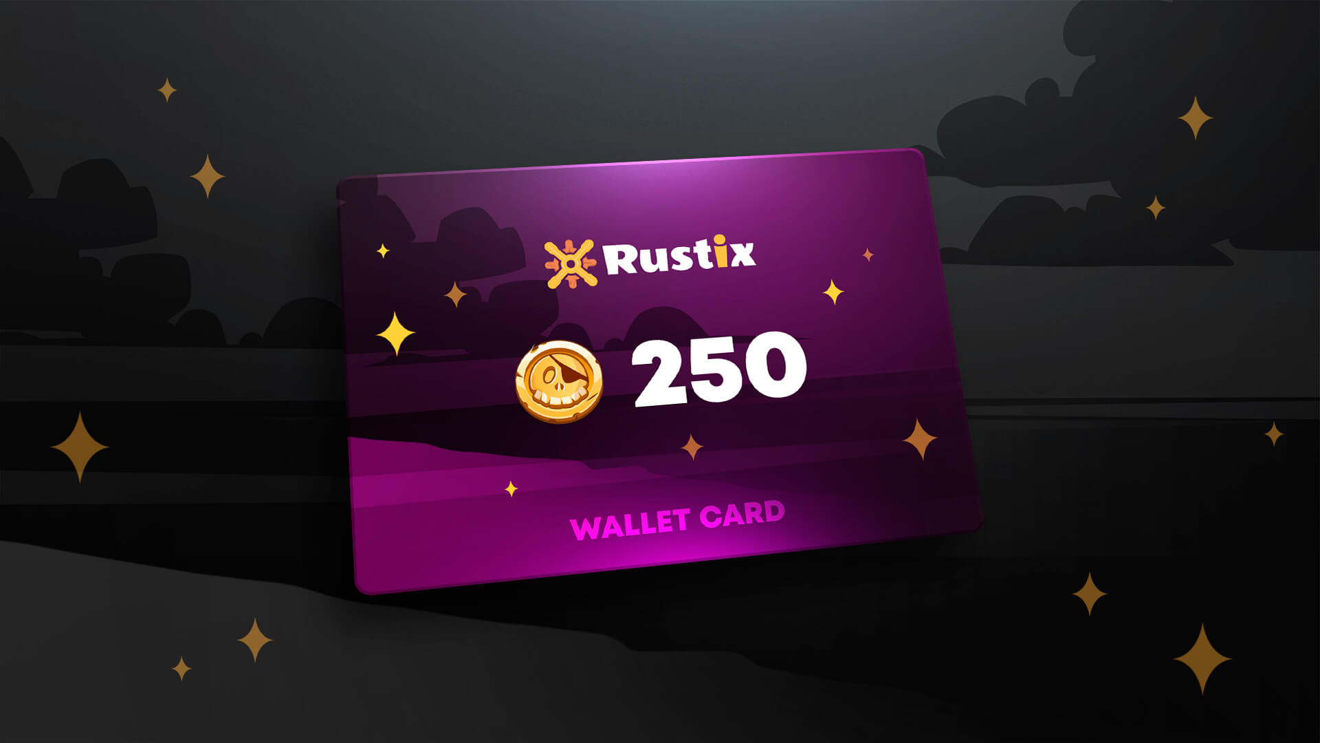 Rustix.io 250 USD Wallet Card Code