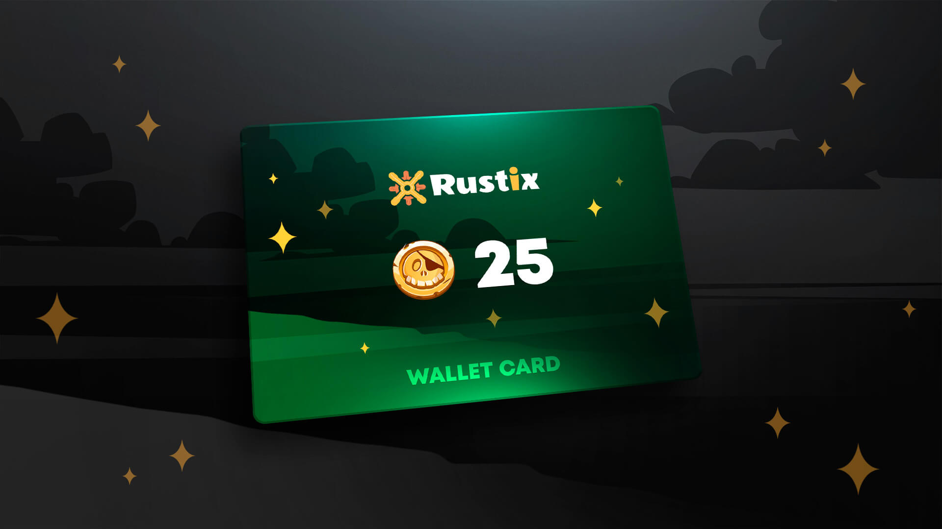 Rustix.io 25 USD Wallet Card Code