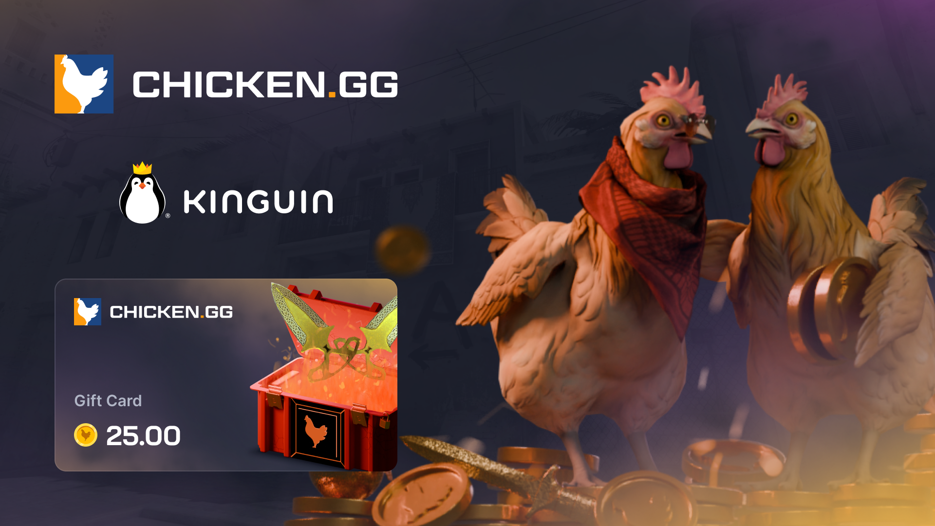 Chicken.GG 25 Tokens