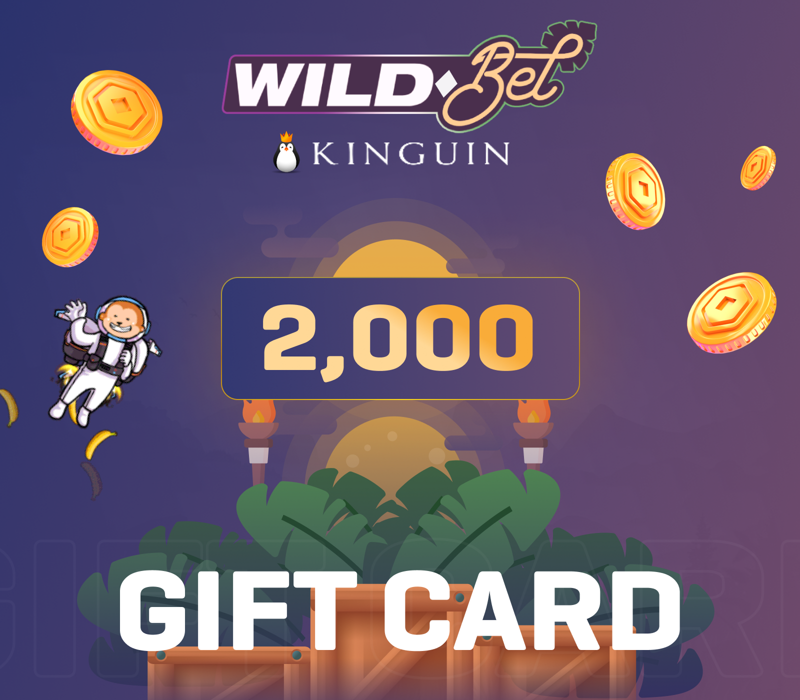 

Wildbet R$ 2000 Gift Card