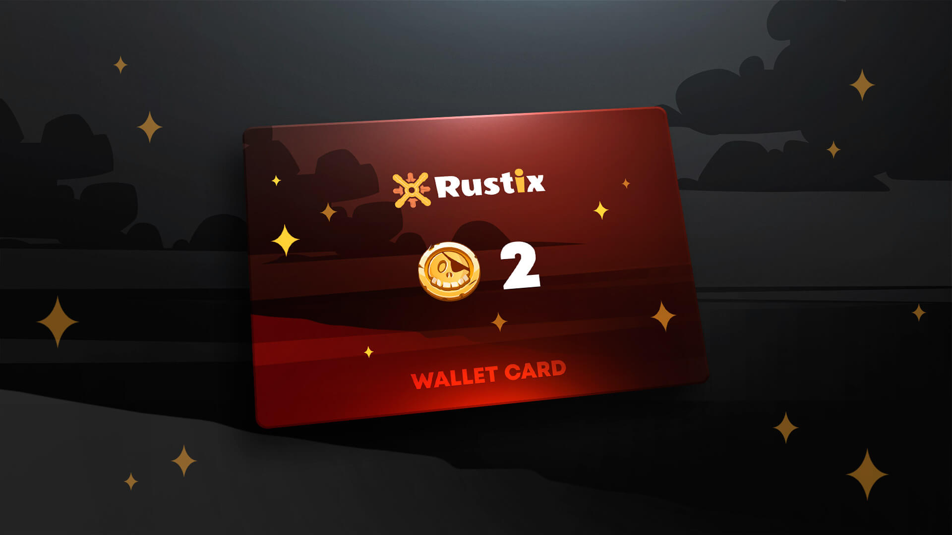 Rustix.io 2 USD Wallet Card Code