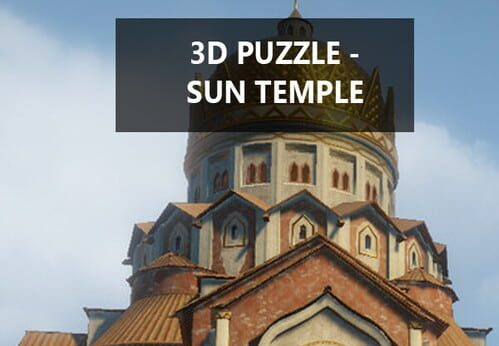 3D PUZZLE - Sun Temple PC Steam CD Key screenshot 1