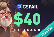 CS Fail $40 Gift Card