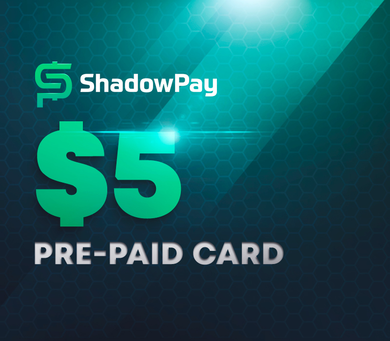 

Shadowpay.com $5 Pre-paid Card