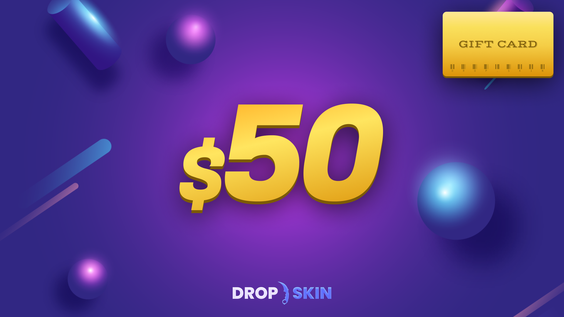 Drop.skin $50 Gift Card