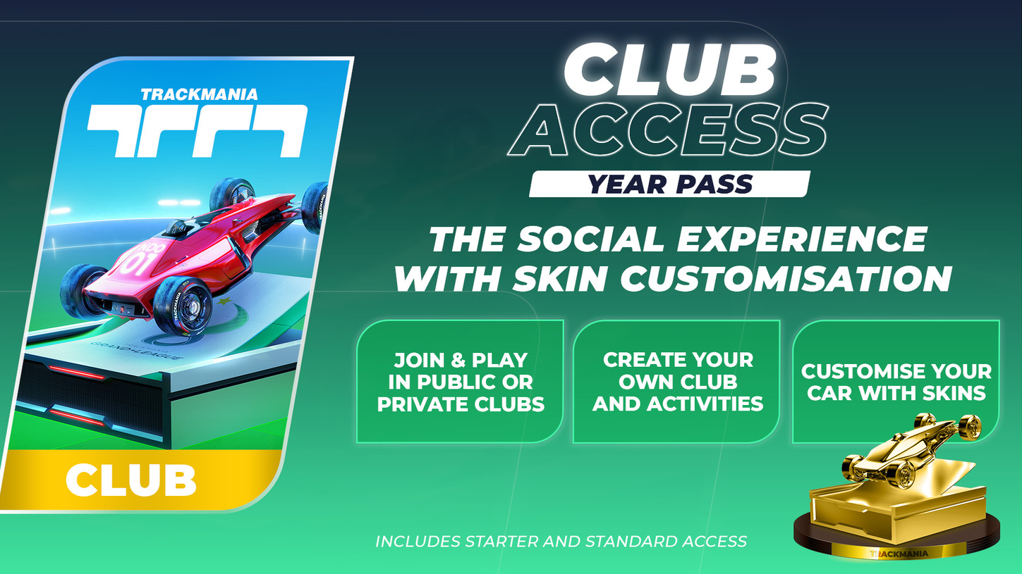 Trackmania - Club Access 3 Years EU XBOX One / Xbox Series X,S CD Key