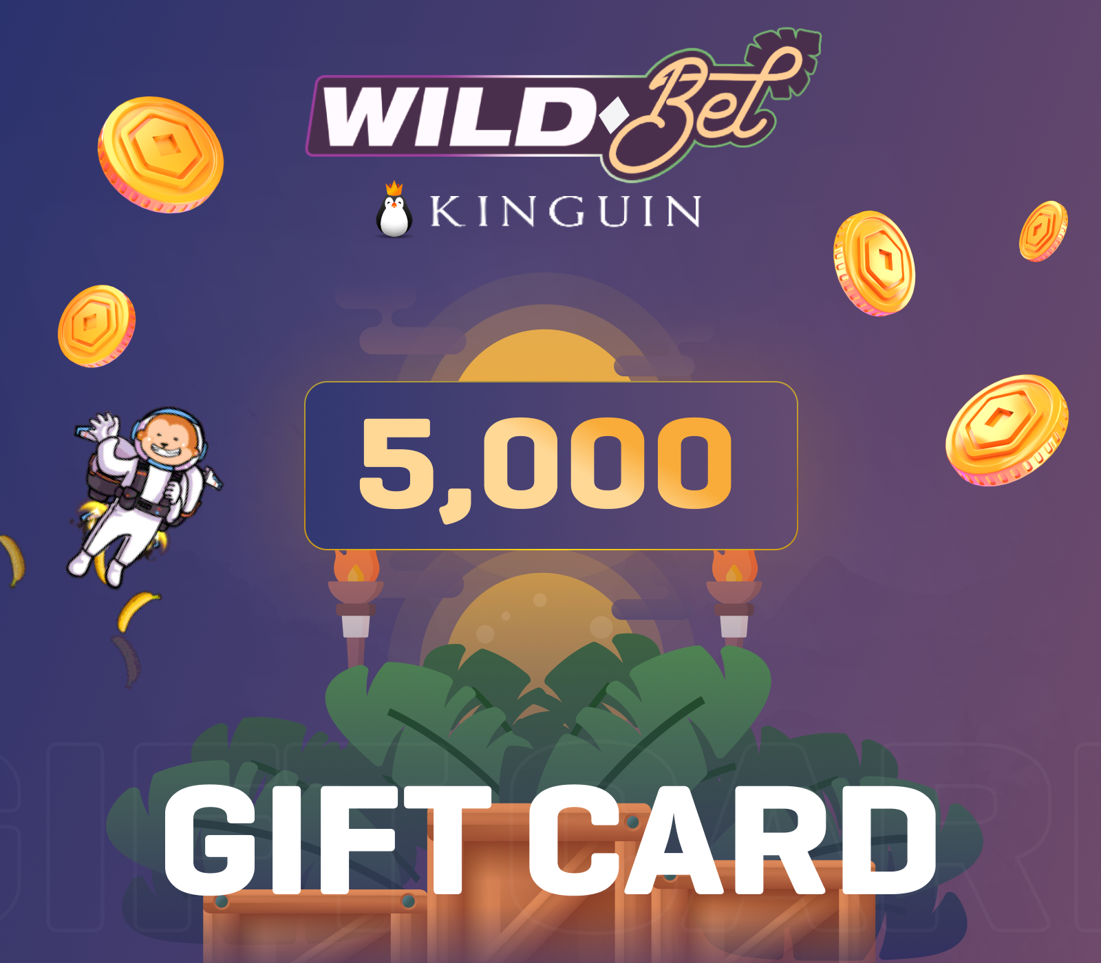 

Wildbet R$ 5000 Gift Card