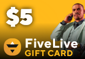 FiveLive $5 Gift Card