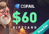 CS Fail $60 Gift Card