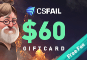 CS fail $60 Gift Card