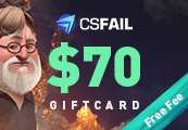 CS Fail $70 Gift Card