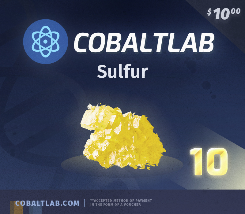 

Cobaltlab.tech 10 Sulfur Gift Card